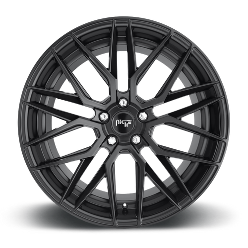 Niche 1PC M190 Gamma 20-Inch Matte Black Wheel, 5x120 Bolt Pattern, +35 Offset