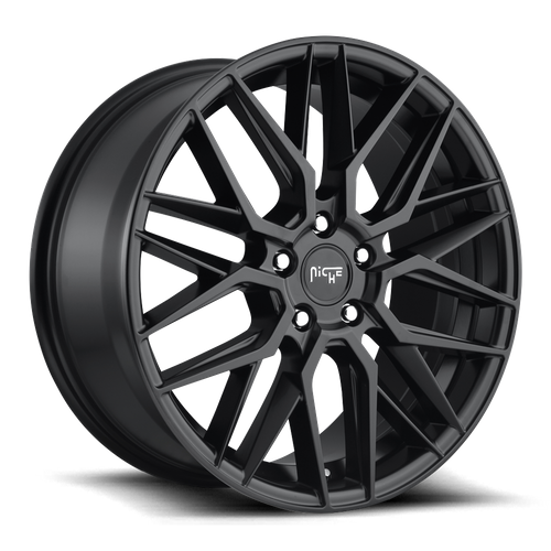 Niche 1PC M190 Gamma Matte Black Wheel, 20x9, 5x112 Bolt Pattern, 38mm Offset