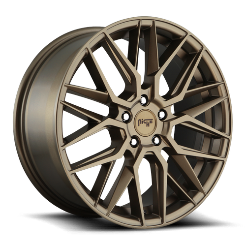 Niche 1PC M191 Gamma 18x8 Matte Bronze Wheel, 5x4.5 Bolt Pattern, +40 Offset