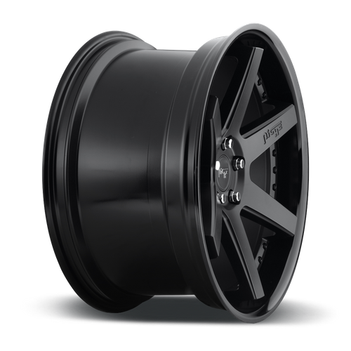 Niche 1PC M192 Altair 20x9 Gloss Black Matte Black Wheel, 5x4.5 Bolt Pattern, +35 Offset