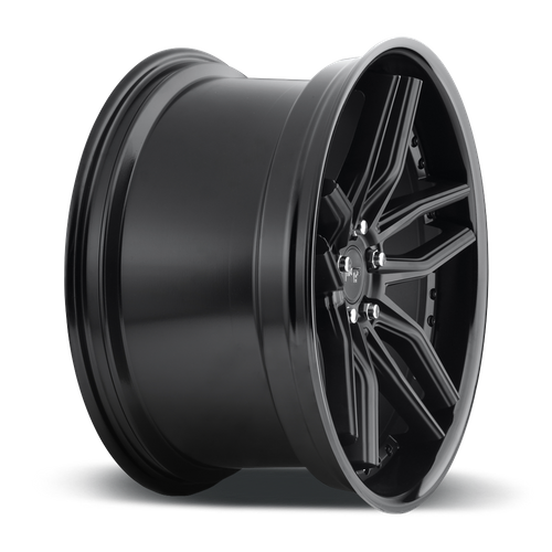Niche 1PC M194 Methos 20x9 Gloss Black Matte Black Wheel, 5x4.5, +35 Offset