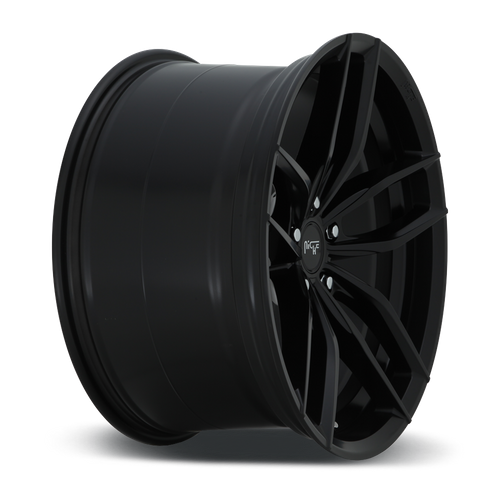 Niche 1PC M203 VOSSO 18-Inch Matte Black Wheel, 5x112 Bolt Pattern, 42mm Offset