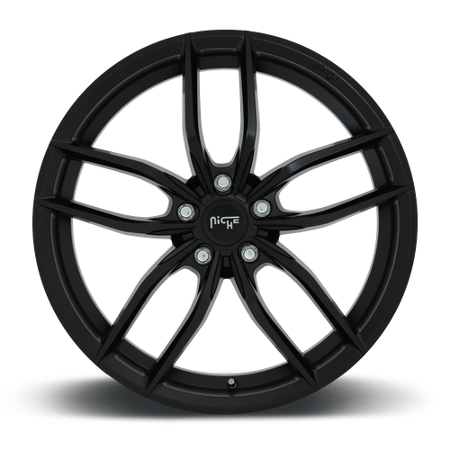 Niche 1PC M203 Vosso 18x8 Matte Black Wheel, 5x4.25 Bolt Pattern, +40 Offset