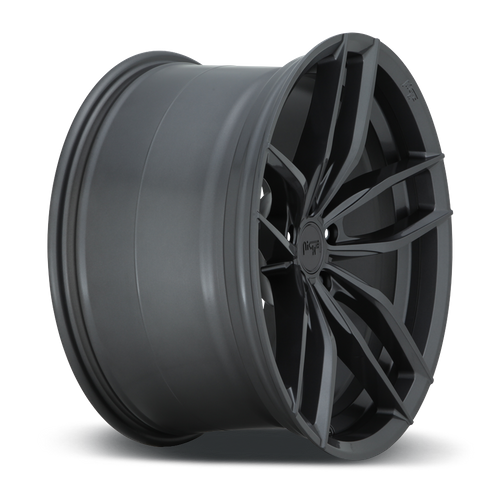 Niche 1PC M204 VOSSO 18x8 Matte Anthracite Wheel, 5x4.5 Bolt Pattern, 30mm Offset
