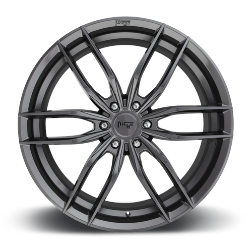 Niche 1PC M204 Vosso 20x9 6x132 Matte Anthracite Wheel, 35mm Offset