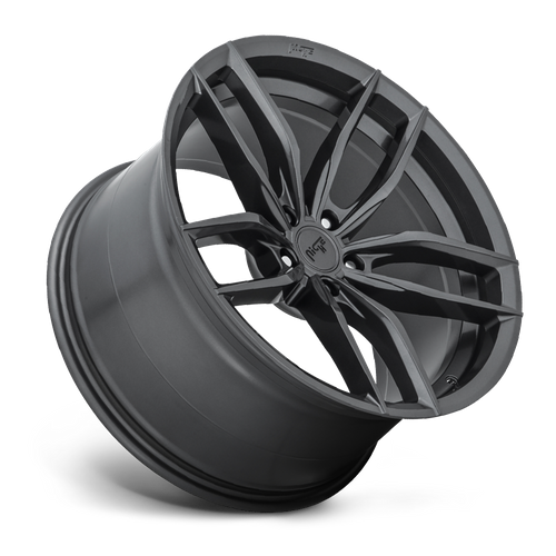 Niche 1PC M204 Vosso 20x9 Matte Anthracite Wheel, 5x112 Bolt Pattern, +27 Offset