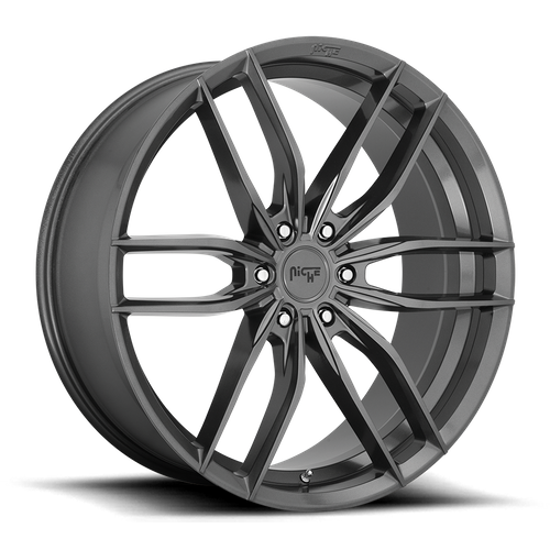 Niche 1PC M204 Vosso 20x9 6x132 Matte Anthracite Wheel, 35mm Offset
