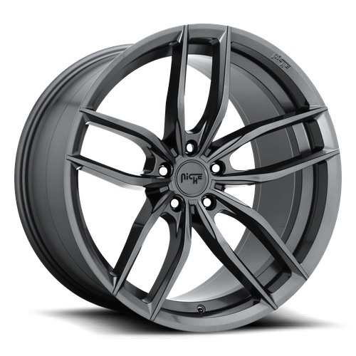 Niche 1PC M204 Vosso 20x9 Matte Anthracite Wheel, 5x112 Bolt Pattern, +27 Offset