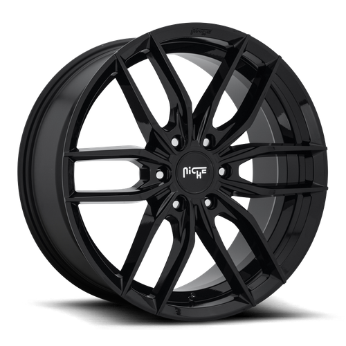Niche 1PC M209 Vosso 20x9 Gloss Black Wheel, 6x5.5 Bolt Pattern, 20mm Offset