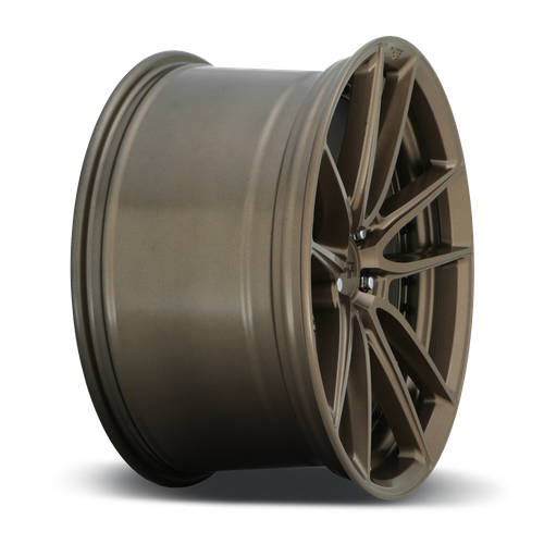 Niche 1PC M222 DFS 18x8 Matte Bronze Wheel, 5x4.5 Bolt Pattern, +30 Offset