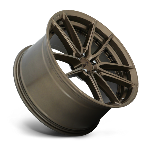 Niche 1PC M222 DFS 18x8 Matte Bronze Wheel, 5x4.5 Bolt Pattern, +30 Offset