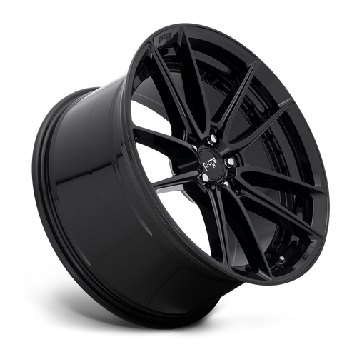 Niche 1PC M223 DFS 18x8 Gloss Black Wheel, 5x112 Bolt Pattern, 42mm Offset