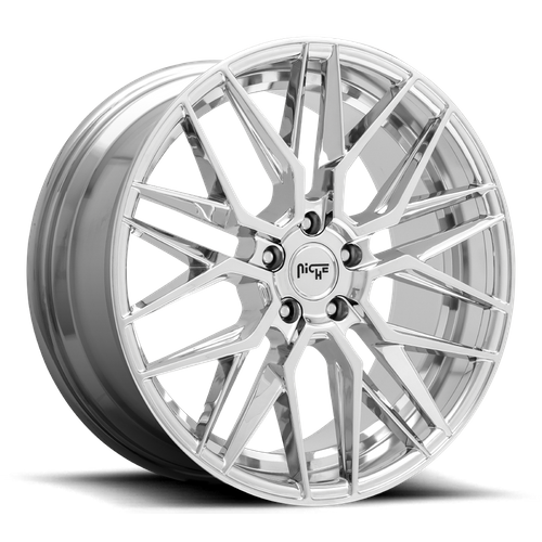 Niche 1PC M249 Gamma 20x9 Chrome Wheel, 5x115 Bolt Pattern, +18 Offset