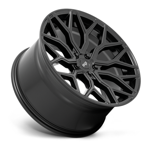 Niche 1PC M261 Mazzanti 22-Inch Matte Black Wheel, 5x120 Bolt Pattern, 30mm Offset