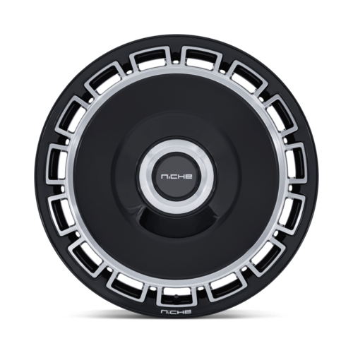 Niche 1PC NC287 Venice 24x10 Gloss Black Machined Face Wheel, 6x135/6x139.7, +30 Offset