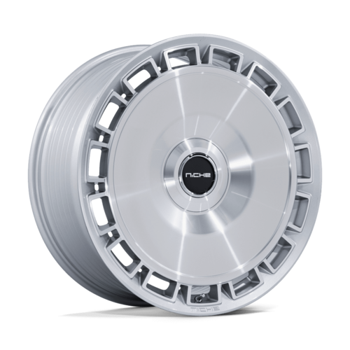 Niche 1PC NC287 Venice Gloss Silver Machined Face Wheel