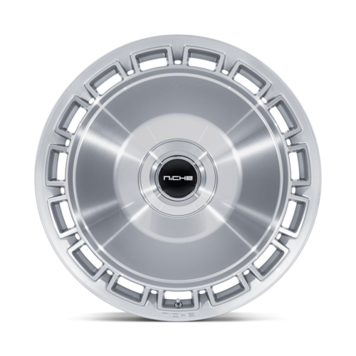 Niche 1PC NC287 Venice 22-Inch Gloss Silver Machined Face Wheel, 5x112/5x120, +35 Offset