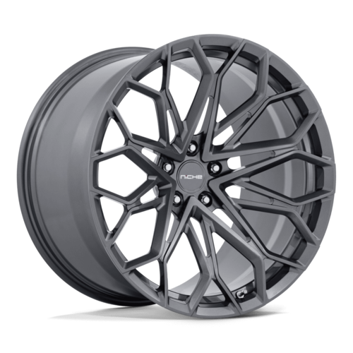 Niche 1PC NC600 MANTA 20x10 5x120 +30 Satin Gunmetal Wheel