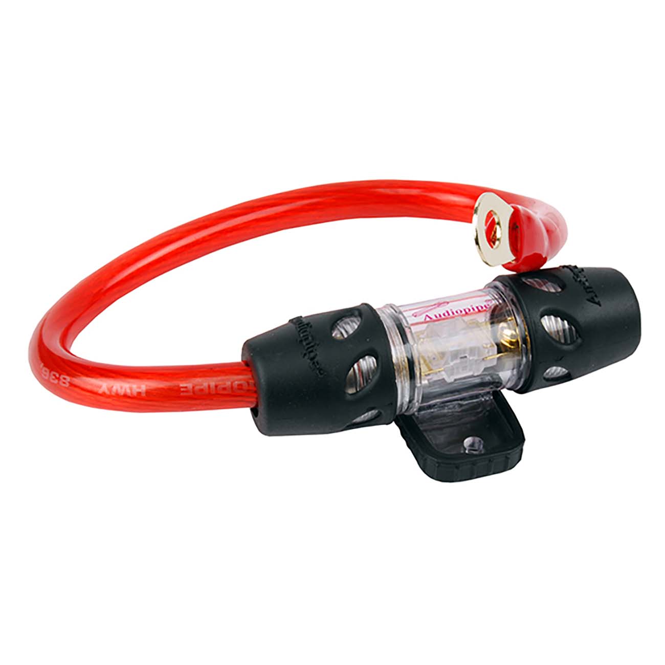 Nippon Audiopipe AFC Fuse Holder with 80A Fuse and 1 Foot 4-Gauge Cable
