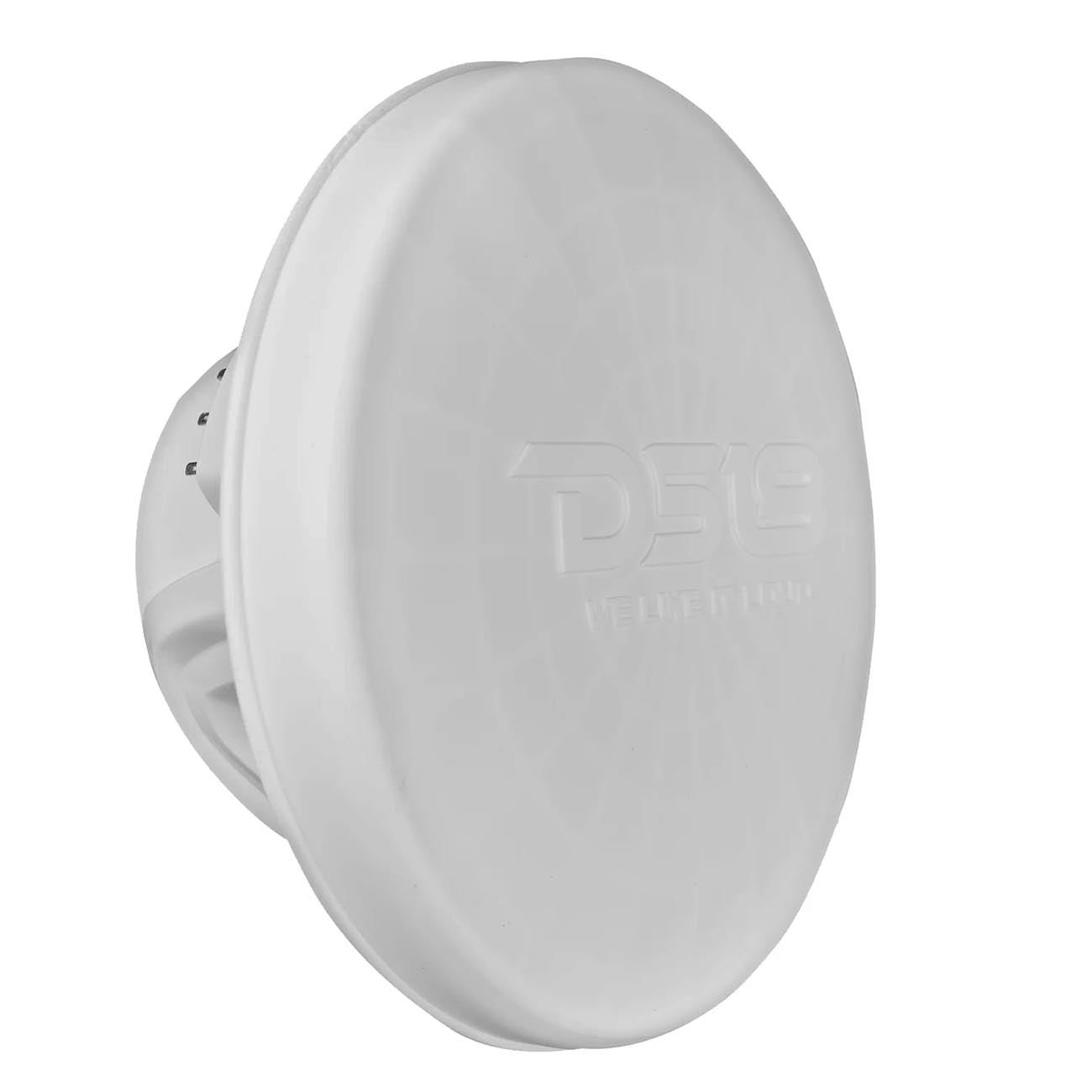 DS18 Hydro 6.5-inch 2-Way Marine Speakers with RGB LED Lighting, 300 Watts - White (Pair)