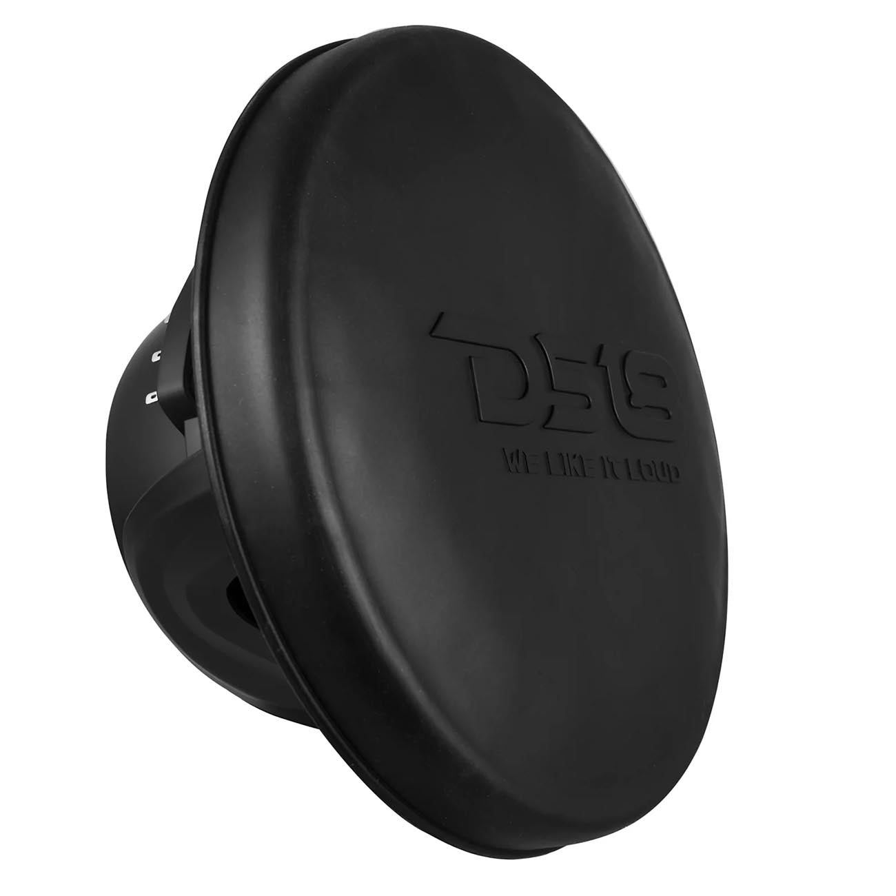 DS18 Marine/Powersports 8-Inch 2-Way Speakers with RGB LED Lights - Black (Pair)