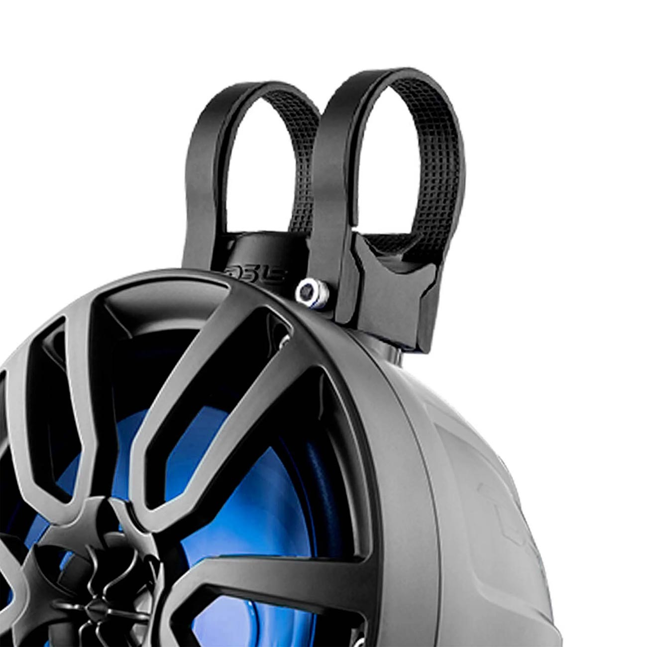 DS18 Marine/Powersports 2-Way 6.5 Inch Pod Speakers with RGB LED Lights - Black (Pair)