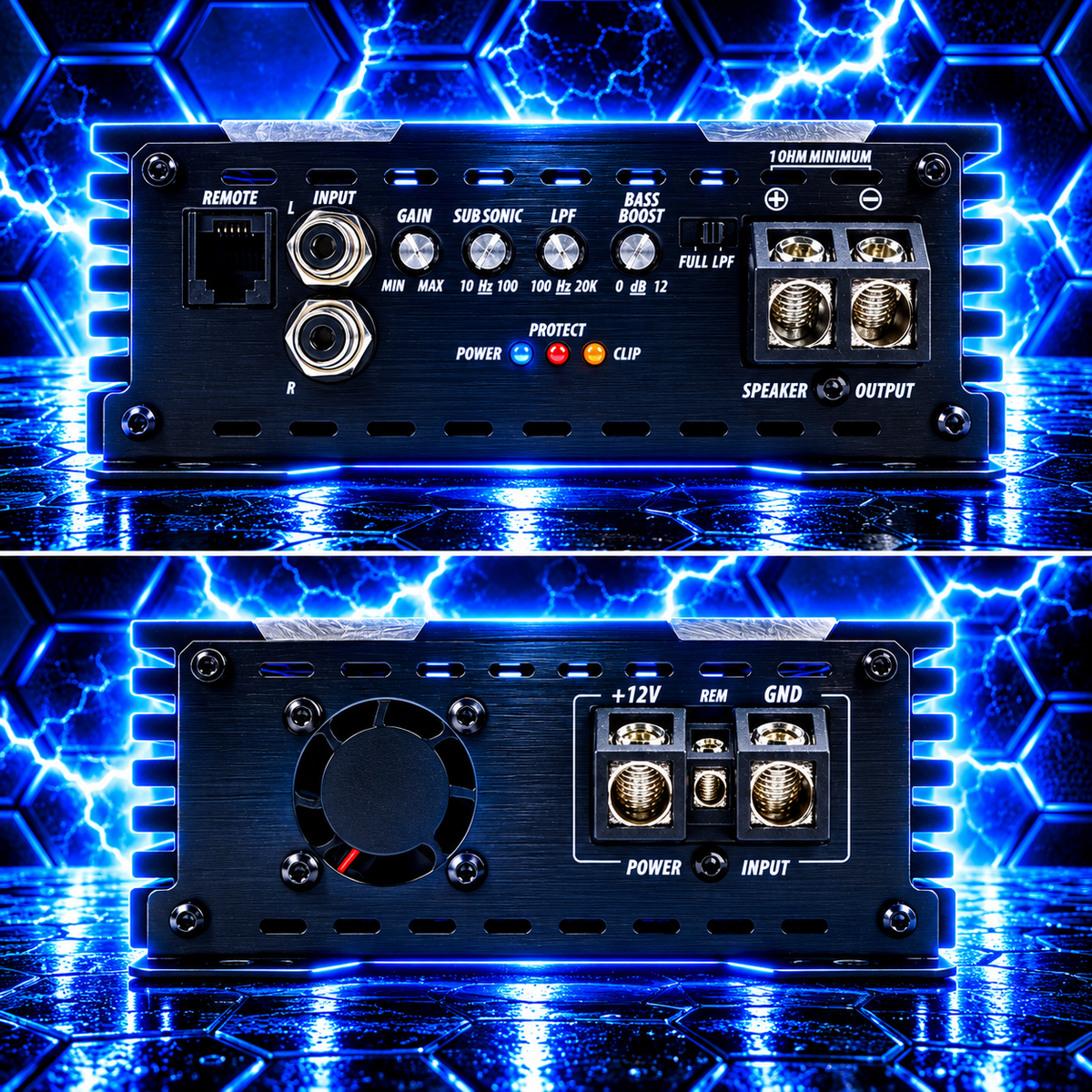 DC Audio PS2000x1 - Mini Full Range Mono Block Amplifier