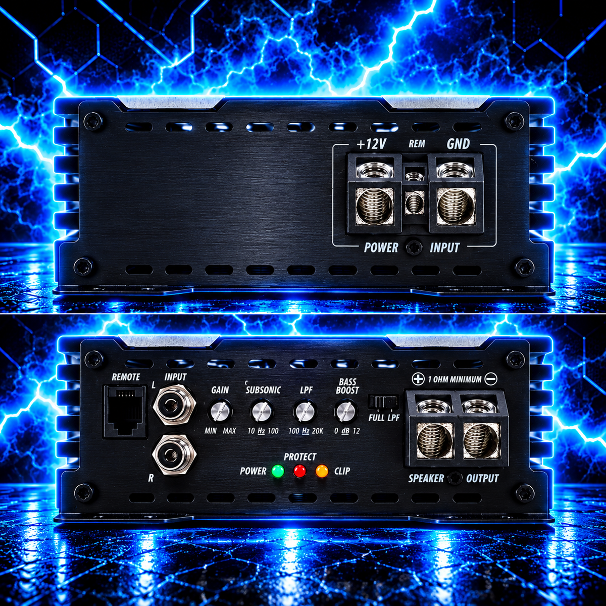 DC Audio PS1000x1 - Mini Full Range Mono Block Amplifier