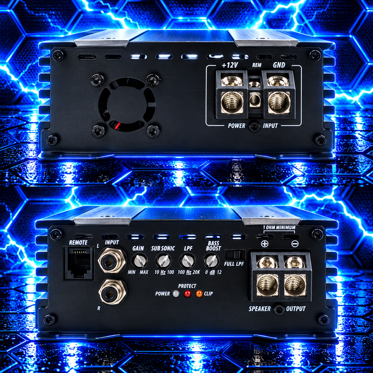 DC Audio PS3000x1 - Mini Full Range Mono Block Amplifier