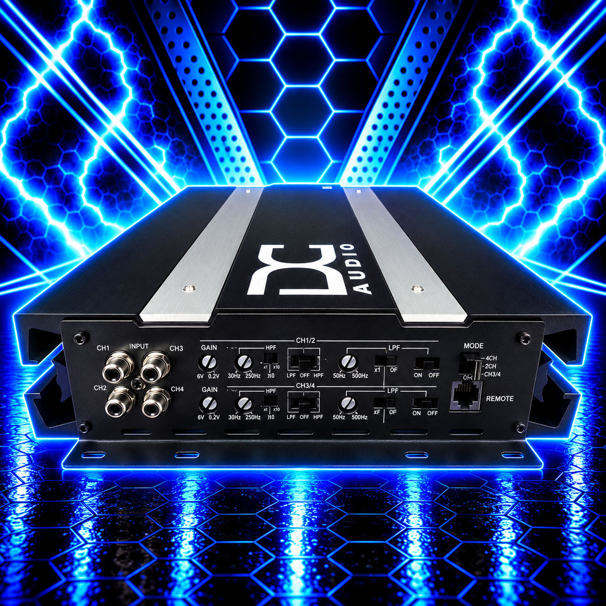 DC Audio 250.4 Class D 4-Channel Amplifier