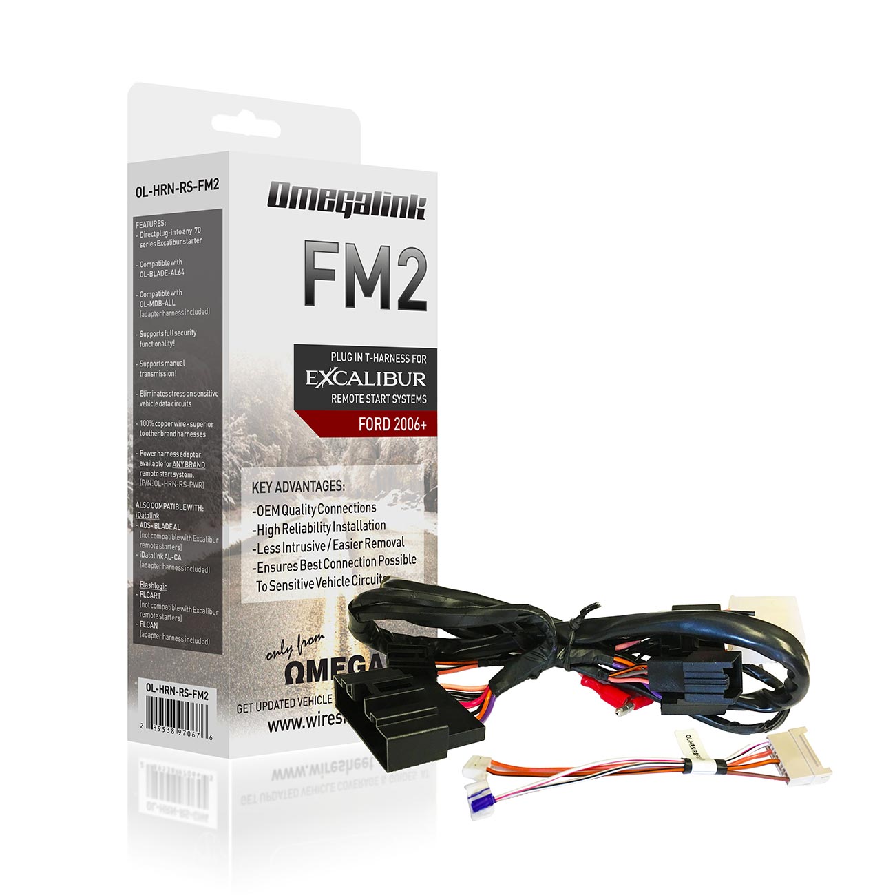 Excalibur Alarms Omegalink T-Harness for Ford, Lincoln, Mazda, Mercury Vehicles (2006-2014)