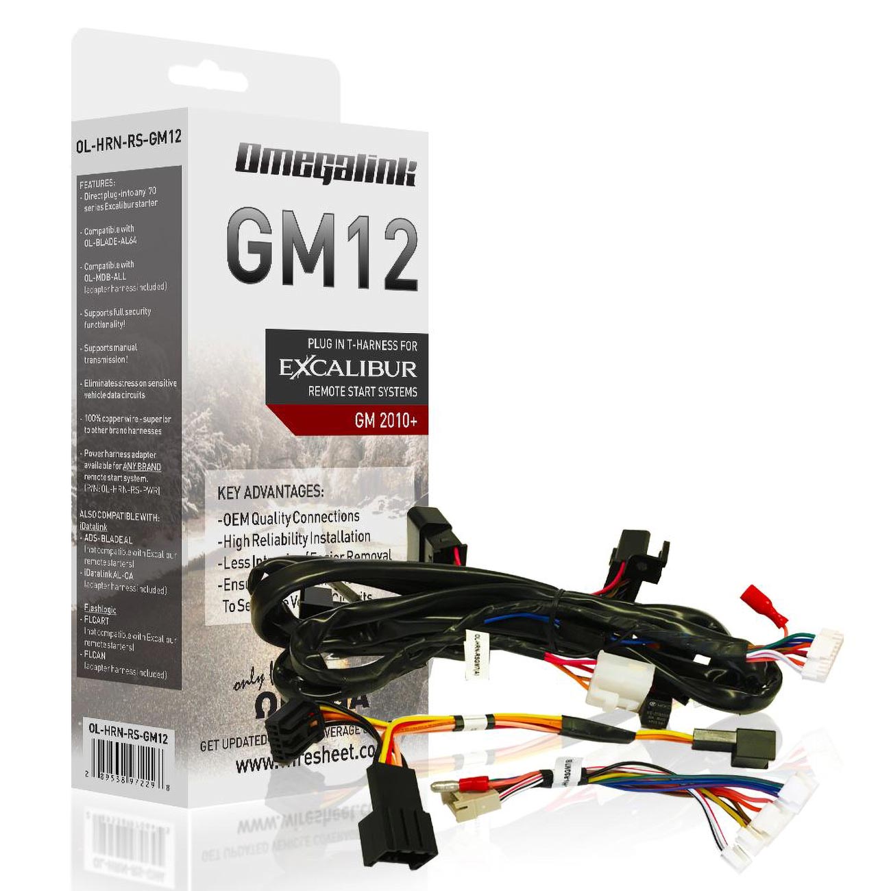 Excalibur Alarms Omegalink T-Harness for Buick, Chevrolet, and GMC Vehicles (2010-2023)