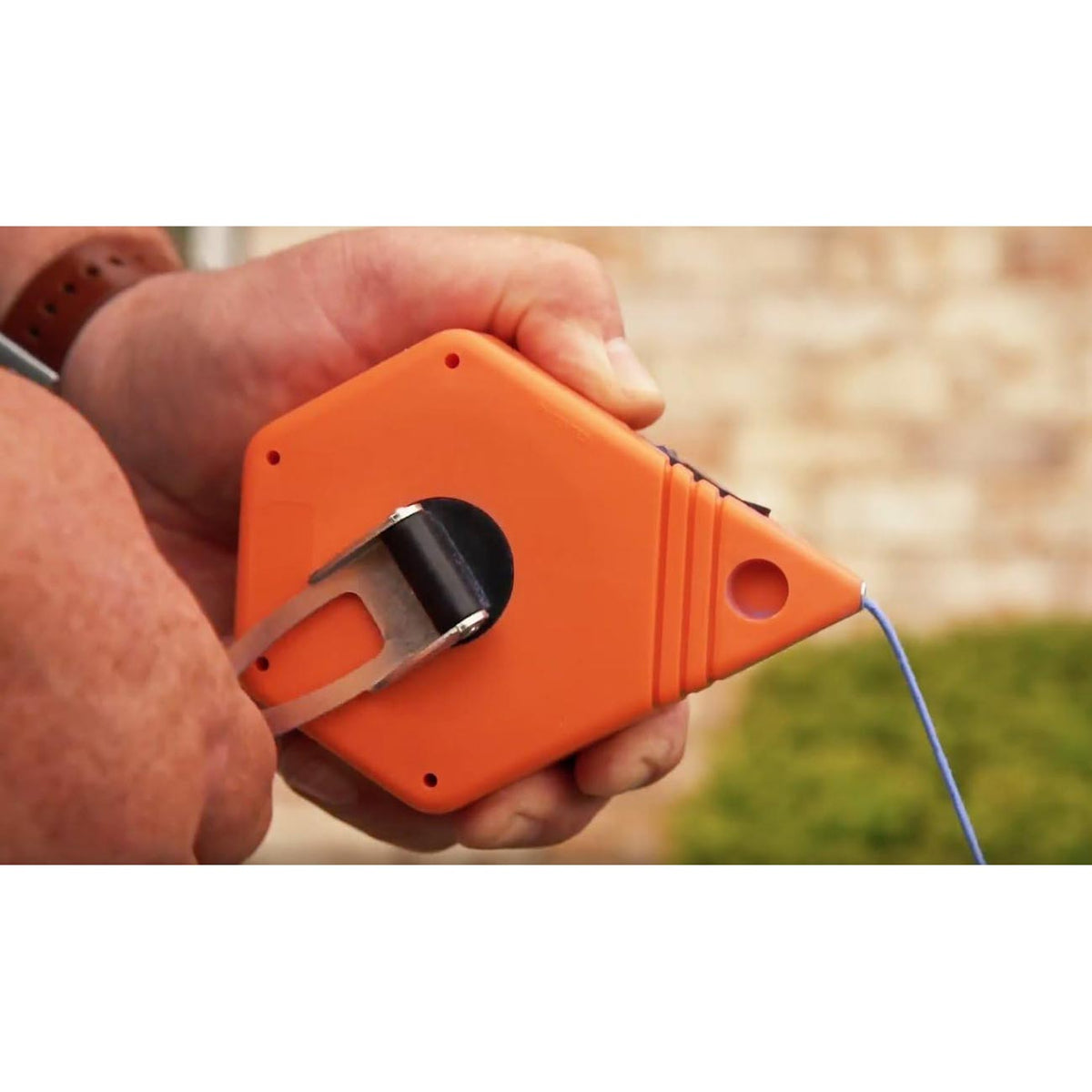 Keson P100KESON Octagonal Chalk Bold Line Reel with 100-Foot, 1.5 mm String