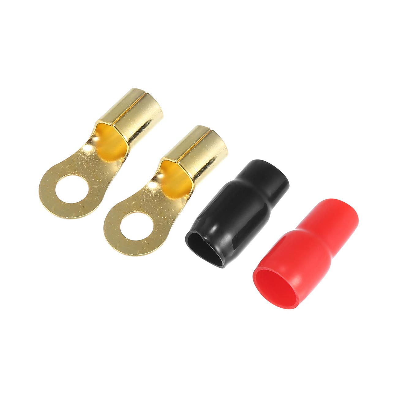 Nippon Audiopipe Ring Terminals 0 Gauge Gold Plated - Pair