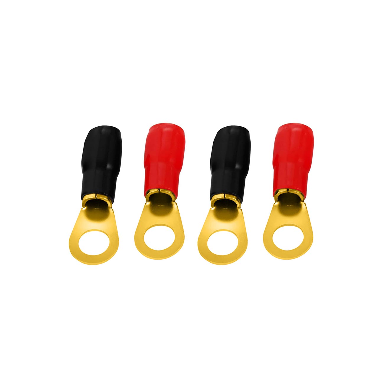 Nippon Audiopipe Ring Terminals 4 Gauge Gold Plated – Pack of 2