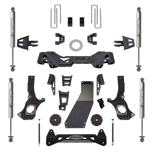 Pro Comp Suspensions PCSGM216M 6-Inch Complete Lift Kit for 2011-2019 GM HD 4WD