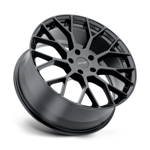 Petrol P2B 16x7 Gloss Black Wheel, 5x100 Bolt Pattern, +40 Offset, 72.1mm Center Bore