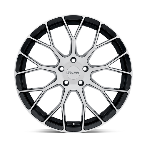 Petrol P2B 18x8 Gloss Black Machined Face Wheel, 5x114.3 Bolt Pattern, +40 Offset