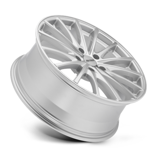 Petrol P3A 18x8-Inch 5x108 Wheel with +40 Offset, Silver Machined Face