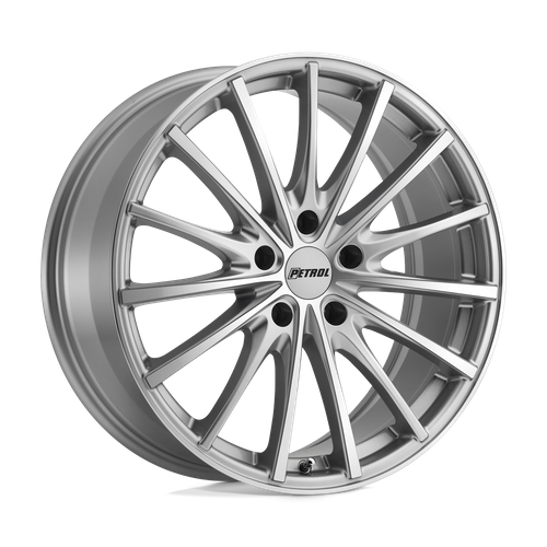Petrol P3A 19-Inch Silver Machined Face Wheel, 5x120 Bolt Pattern, +35 Offset