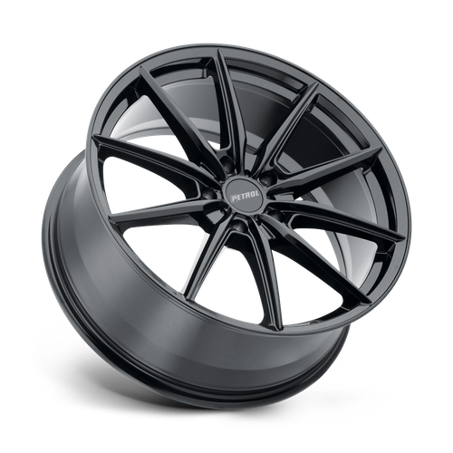 Petrol P4B 17x8 Gloss Black Wheel, 5x108 Bolt Pattern, +40 Offset