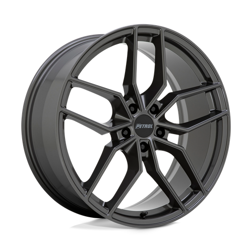 Petrol P5C 18x8 Gloss Gunmetal Wheel, 5x120 Bolt Pattern, +35 Offset