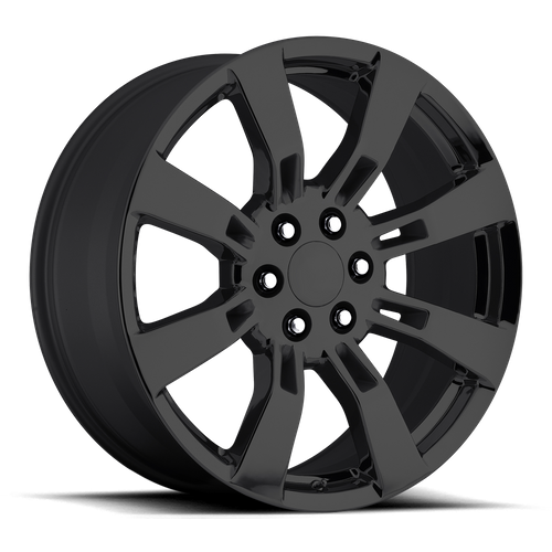 Performance Replicas PR144 Gloss Black 22-Inch Wheel, 6x5.5 Bolt Pattern, 31mm Offset