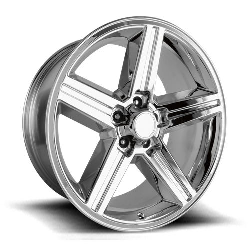 Performance Replicas PR148C 18-Inch Chrome Wheel, 5x4.75-Inch Bolt Pattern, 0mm Offset