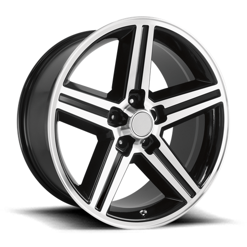 Performance Replicas PR148B 20x8 Gloss Black Machined Wheel, 5x4.75 Bolt Pattern, 0mm Offset