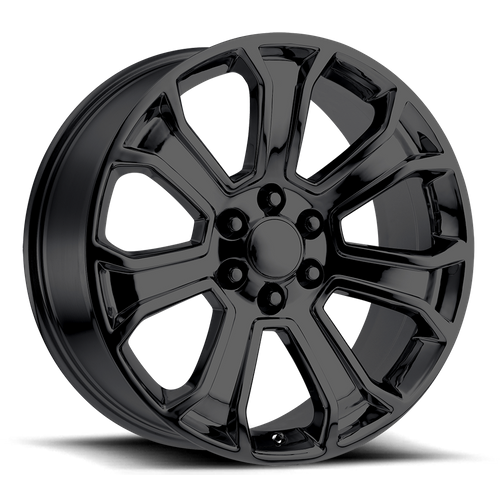 Performance Replicas PR166 Gloss Black 20-Inch 6x5.5 Wheel, 24mm Offset