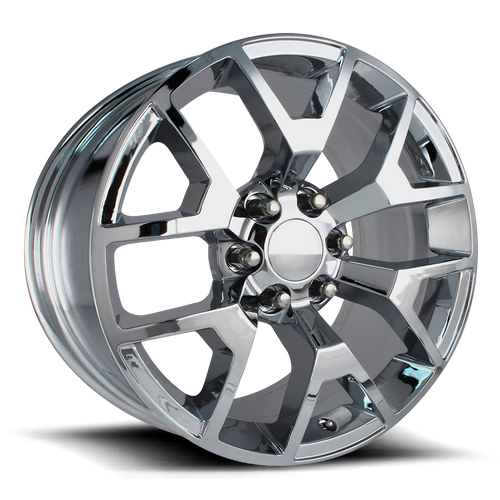 Performance Replicas PR169C 20-Inch Chrome Wheel, 20x9, 6x5.5 Bolt Pattern, 27mm Offset