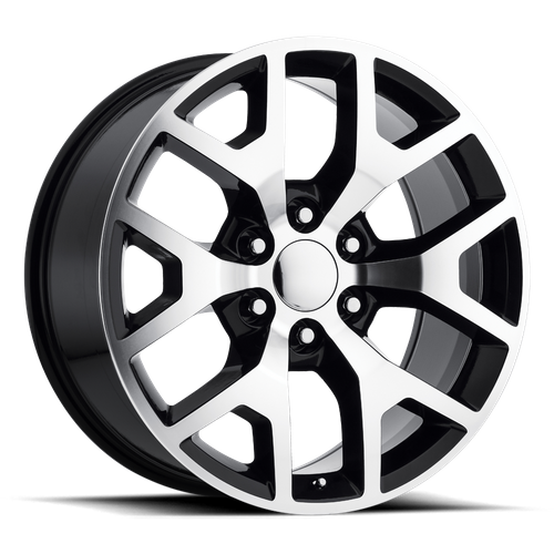 Performance Replicas PR169 22x9 Gloss Black Wheel with Machined Spokes, 6x5.5 Bolt Pattern, 28mm Offset