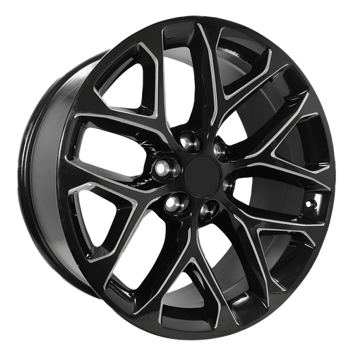 Performance Replicas PR177 26x10 Gloss Black Milled Wheel, 6x5.5 Bolt Pattern, +24 Offset