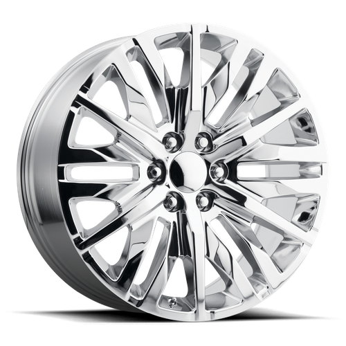 Performance Replicas PR198C 22-Inch Chrome Wheel, 22x9, 6x5.5 Bolt Pattern, 28mm Offset